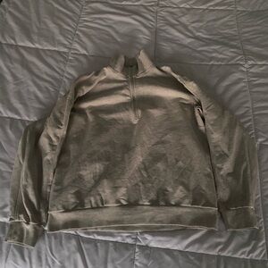 lululemon athletica Tan Quarter-Zip Sweatshirt